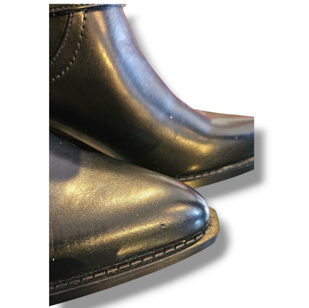 Zara ankle boots. Size 7. Inside Zipper. Buckle Detail. - Picture 5 of 10